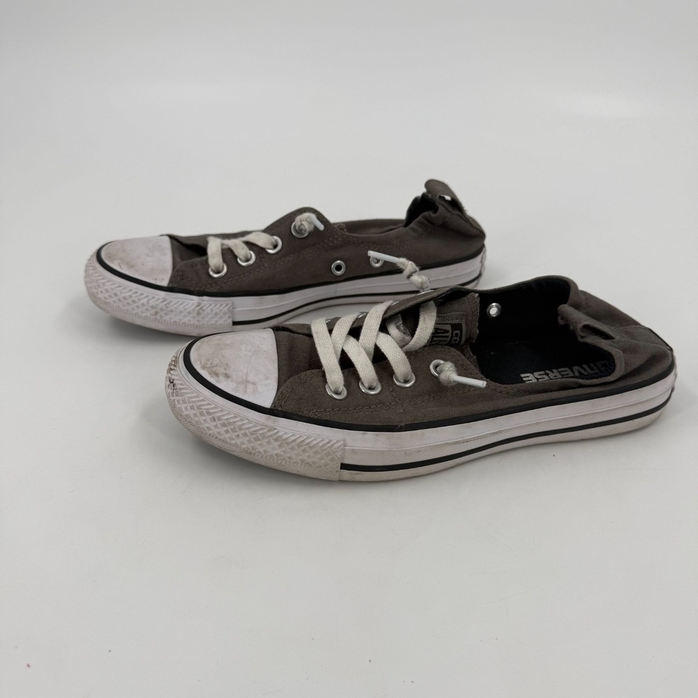 Converse Chuck Taylor All Star Shoreline Sneakers Womens US 7 Gray White 543202F